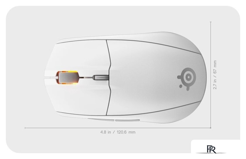 Игровая мышь SteelSeries Rival 3 Wireless Gen 2 (белый) - Изображение №9 — Интернет-магазин ПроЗаказ