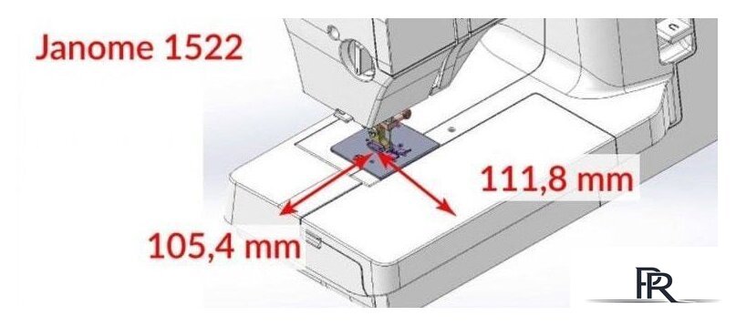Электромеханическая швейная машина Janome 1522GN - Изображение №14 — Интернет-магазин ПроЗаказ