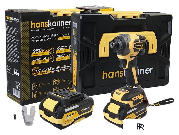 Винтоверт Hanskonner HCD20280BLC (с 1-им АКБ, кейс) - Изображение №1 — Интернет-магазин ПроЗаказ