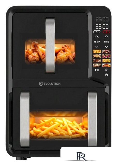 Аэрогриль (аэрофритюрница) Evolution AIRO 12100W Dual - Изображение №1 — Интернет-магазин ПроЗаказ