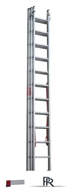 Лестница-стремянка Новая высота NV 323 трёхсекционная профессиональная 3x12 ступеней - Изображение №6 — Интернет-магазин ПроЗаказ