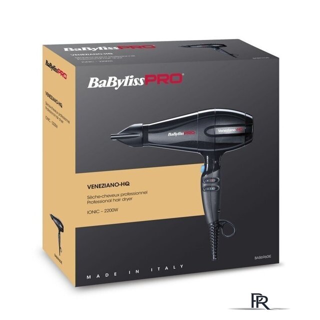 Фен BaByliss PRO Veneziano-HQ Ionic BAB6960IE - Изображение №3 — Интернет-магазин ПроЗаказ