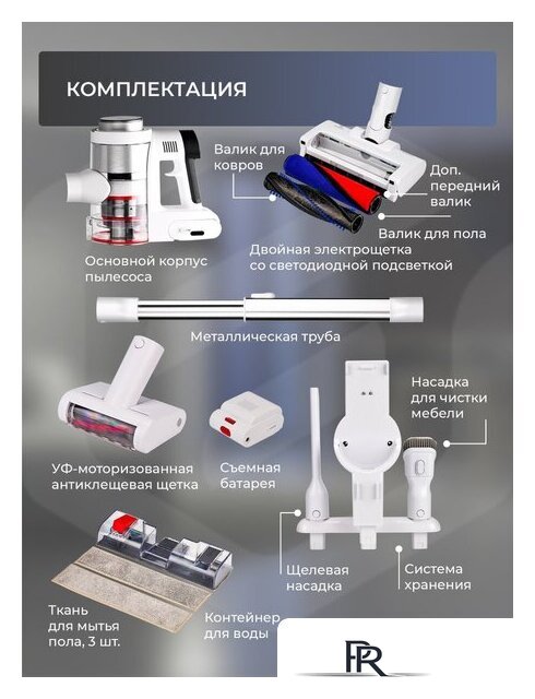 Пылесос Evolution Smart Clean VCF2613UV Wet and Dry - Изображение №36 — Интернет-магазин ПроЗаказ