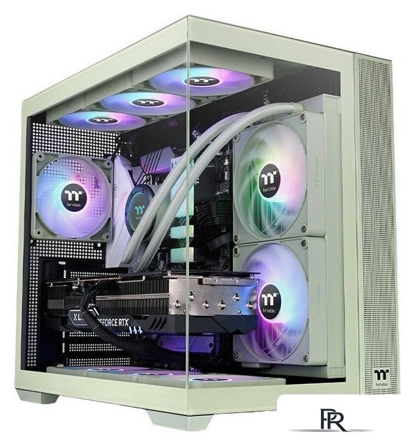 Корпус Thermaltake View 380 TG ARGB Matcha Green CA-1Z2-00MEWN-00 - Изображение №1 — Интернет-магазин ПроЗаказ