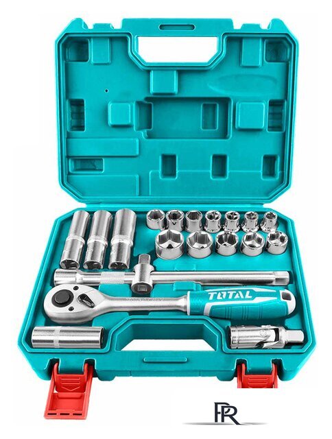 Набор трещотка с головками Total THT121201 (20 предметов) - Изображение №1 — Интернет-магазин ПроЗаказ