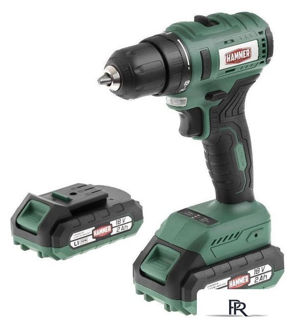 Дрель-шуруповерт Hammer ACD18BL (с 2-мя АКБ, кейс) - Изображение №2 — Интернет-магазин ПроЗаказ