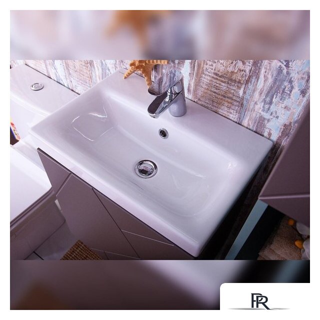  Бриклаер Тумба под умывальник Кристалл 50 (ясень анкор темный/софт графит) - Изображение №8 — Интернет-магазин ПроЗаказ