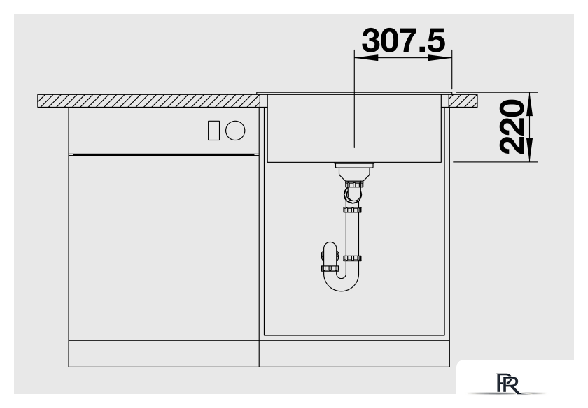 Кухонная мойка Blanco Pleon 6 (антрацит) [521678] - Изображение №4 — Интернет-магазин ПроЗаказ