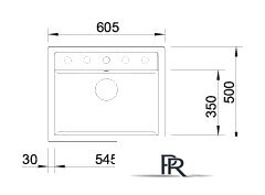 Кухонная мойка Blanco Dalago 6-F (белый) [514771] - Изображение №2 — Интернет-магазин ПроЗаказ