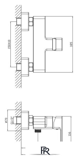 Смеситель Lauter Cascade 21СК9615C - Изображение №2 — Интернет-магазин ПроЗаказ