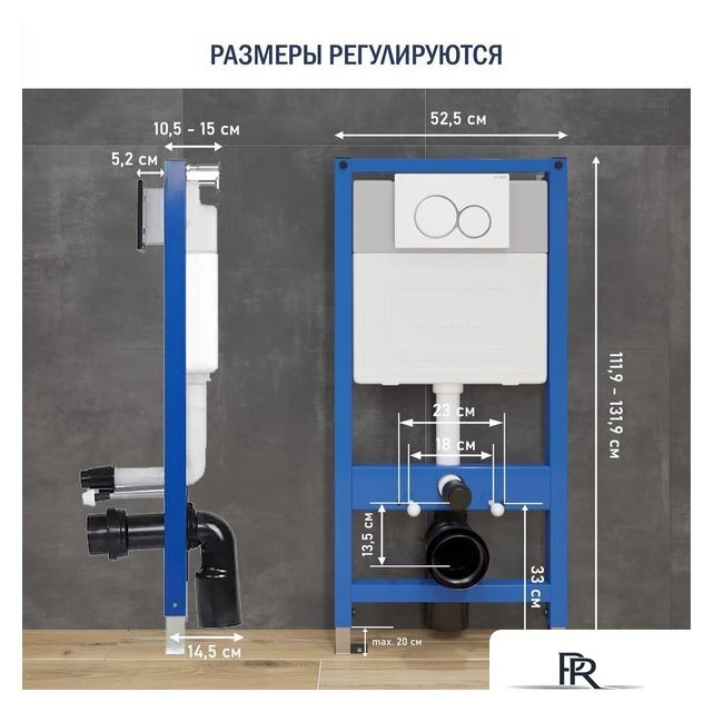Унитаз подвесной Lauter Sulzdorf с микролифтом и кнопкой смыва 219702E (белый/белый) - Изображение №20 — Интернет-магазин ПроЗаказ