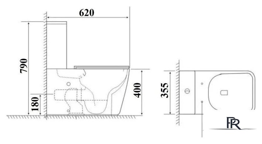 Унитаз напольный Cerutti Alvaro Tornado CT11089 - Изображение №5 — Интернет-магазин ПроЗаказ