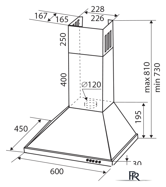Кухонная вытяжка Zigmund & Shtain K 139.6 W - Изображение №3 — Интернет-магазин ПроЗаказ