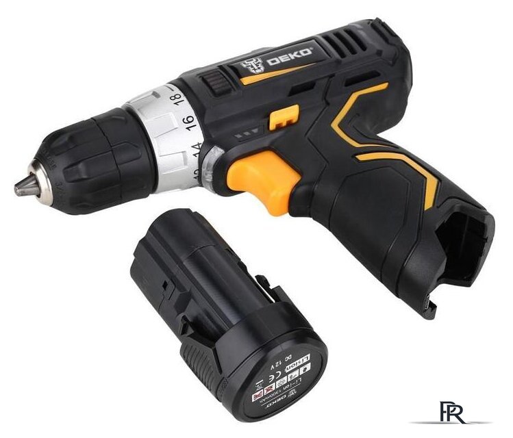 Дрель-шуруповерт Deko GCD12DU3 SET 2 063-4146 (с 1-им АКБ, набор оснастки) - Изображение №4 — Интернет-магазин ПроЗаказ