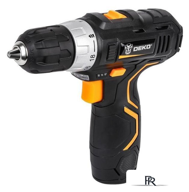 Дрель-шуруповерт Deko GCD12DU3 SET 2 063-4146 (с 1-им АКБ, набор оснастки) - Изображение №2 — Интернет-магазин ПроЗаказ