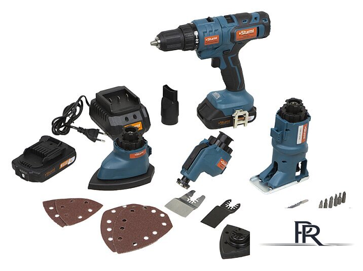 Дрель-шуруповерт Sturm CMT1801 Set (с 2-мя АКБ, кейс) - Изображение №1 — Интернет-магазин ПроЗаказ