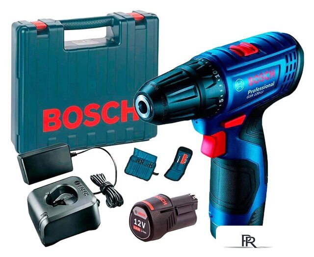 Дрель-шуруповерт Bosch GSR 120-LI Professional 06019G8002 (с 2-мя АКБ, кейс, оснастка) - Изображение №1 — Интернет-магазин ПроЗаказ