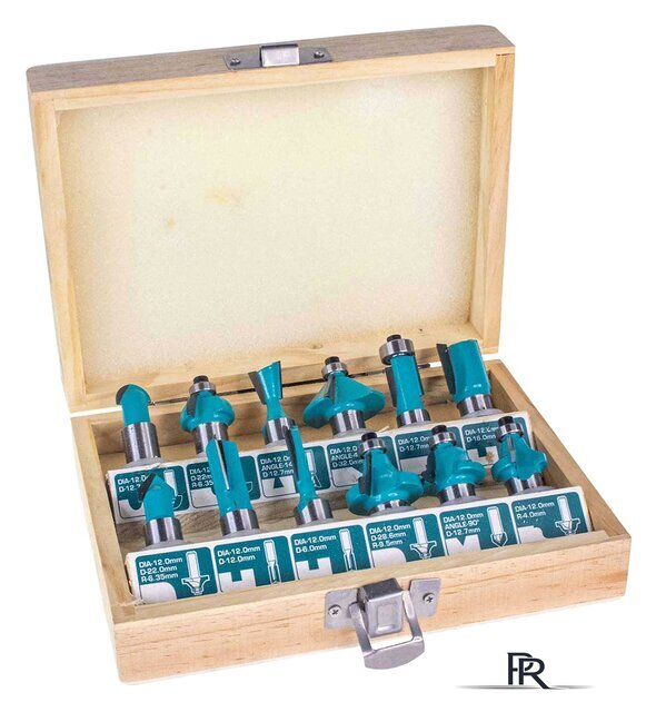 Набор фрез Total TACSR0121 (12 шт) - Изображение №1 — Интернет-магазин ПроЗаказ