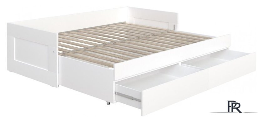 Кровать-тахта Mio Tesoro Сириус раздвижная 90x200 2.02.08.450.1 (белый) - Изображение №2 — Интернет-магазин ПроЗаказ