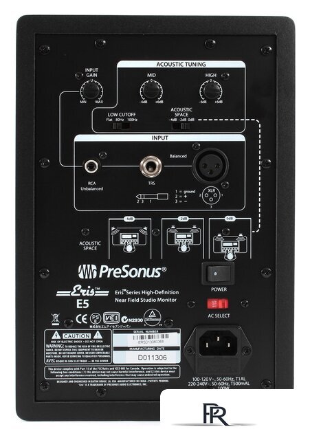 Монитор ближнего поля PreSonus Eris E5 - Изображение №5 — Интернет-магазин ПроЗаказ