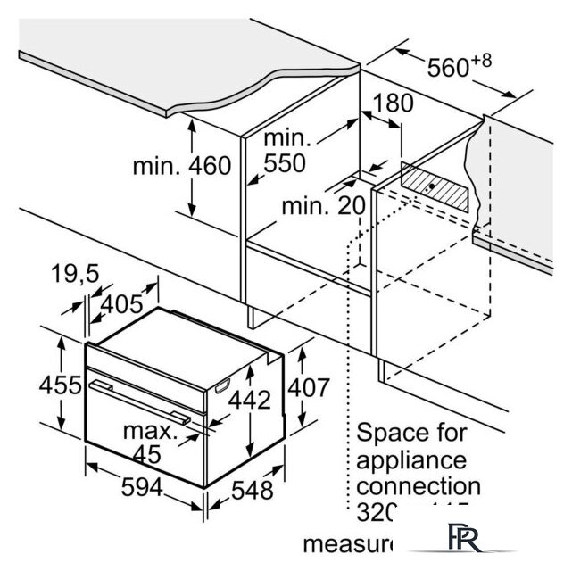 Электрический духовой шкаф Bosch Serie 8 CMG7241B1 - Изображение №10 — Интернет-магазин ПроЗаказ