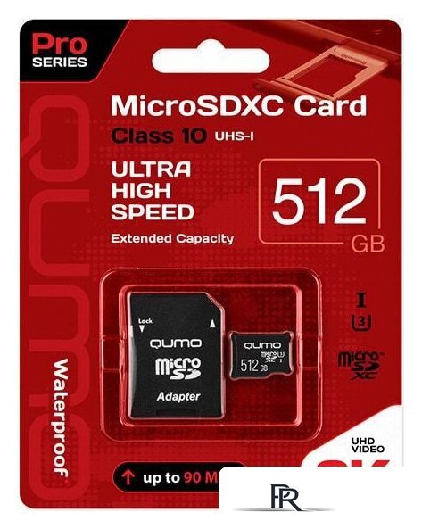 Карта памяти QUMO microSDXC QM512GMICSDXC10U3 512GB - Изображение №2 — Интернет-магазин ПроЗаказ