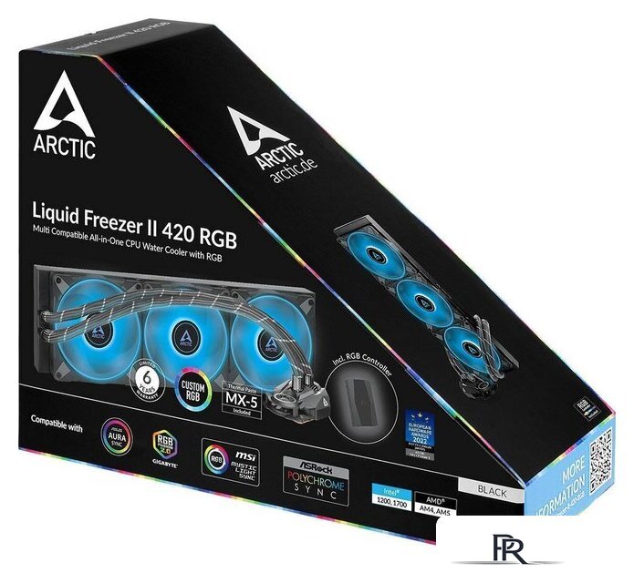 Система жидкостного охлаждения для процессора Arctic Liquid Freezer II 420 RGB + RGB Controller ACFRE00111A - Изображение №6 — Интернет-магазин ПроЗаказ