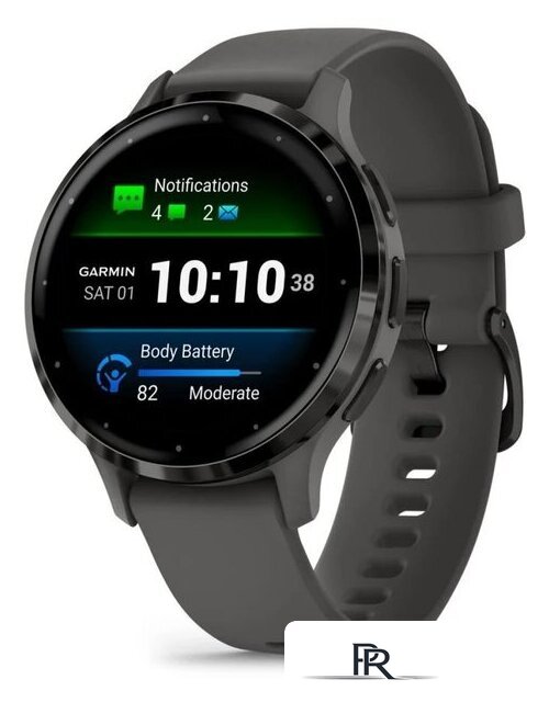 Умные часы Garmin Venu 3S (серая галька, с силиконовым ремешком) - Изображение №8 — Интернет-магазин ПроЗаказ
