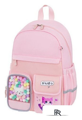 Городской рюкзак BRAUBERG Pastel Anime kitten 272065 - Изображение №1 — Интернет-магазин ПроЗаказ