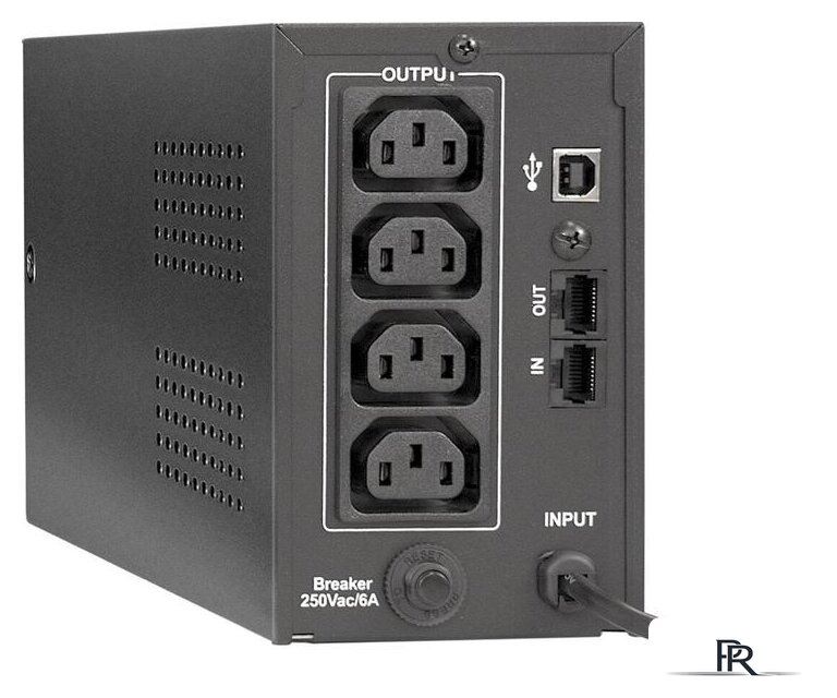 Источник бесперебойного питания ExeGate Power Back BNB-650.LED.AVR.C13.RJ.USB - Изображение №2 — Интернет-магазин ПроЗаказ