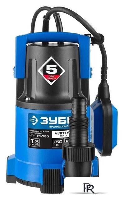 Дренажный насос Зубр НПЧ-Т3-750 - Изображение №2 — Интернет-магазин ПроЗаказ