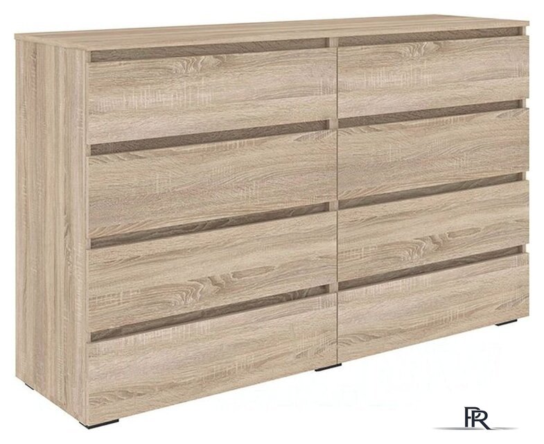 Комод Кортекс-мебель Бари 160 8ш (дуб сонома/дуб сонома/дуб сонома) - Изображение №1 — Интернет-магазин ПроЗаказ