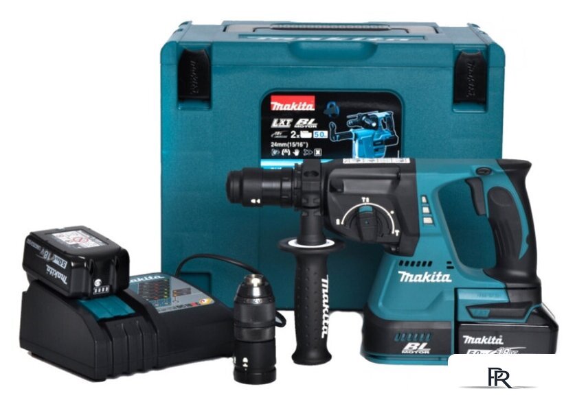 Перфоратор Makita DHR243RTJ (с 2-мя АКБ, кейс) - Изображение №1 — Интернет-магазин ПроЗаказ