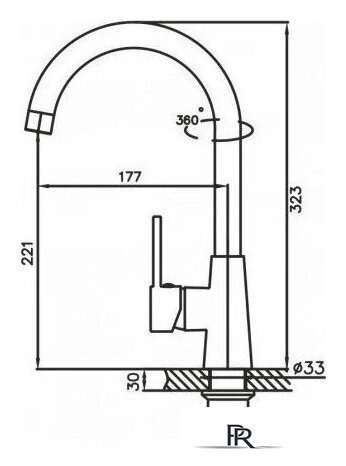 Смеситель AV Engineering AVHOP4-A996-648 - Изображение №2 — Интернет-магазин ПроЗаказ