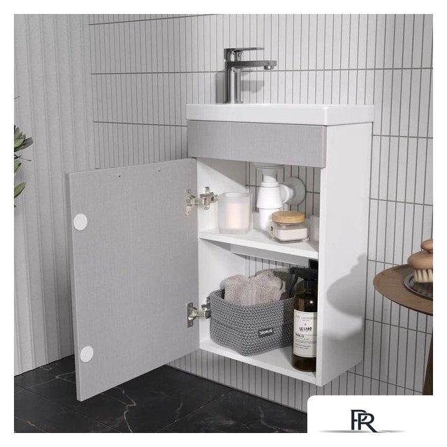  Volna Тумба с умывальником Vario Sf.40.1D Миранда + Миранда 40 (подвесная) - Изображение №7 — Интернет-магазин ПроЗаказ