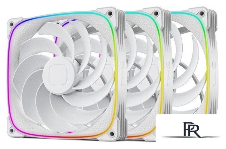 Комплект вентиляторов для корпуса Geometric Future Squama 2503R-14 Triple Pack (белый) - Изображение №1 — Интернет-магазин ПроЗаказ