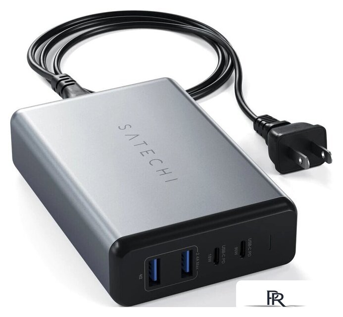 Сетевое зарядное Satechi 108W Pro Type-C PD Desktop Charger (американская вилка) - Изображение №2 — Интернет-магазин ПроЗаказ