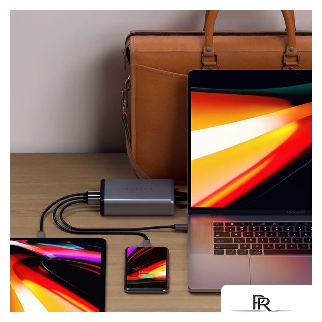 Сетевое зарядное Satechi 108W Pro Type-C PD Desktop Charger (американская вилка) - Изображение №8 — Интернет-магазин ПроЗаказ