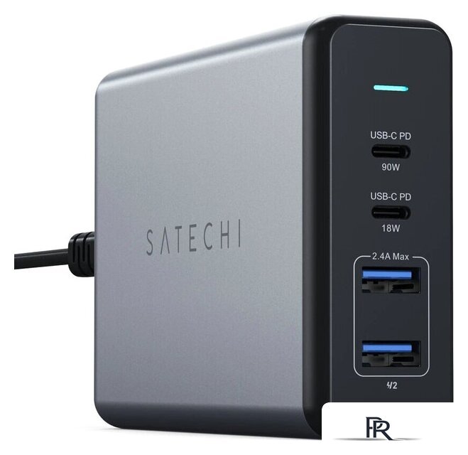 Сетевое зарядное Satechi 108W Pro Type-C PD Desktop Charger (американская вилка) - Изображение №4 — Интернет-магазин ПроЗаказ