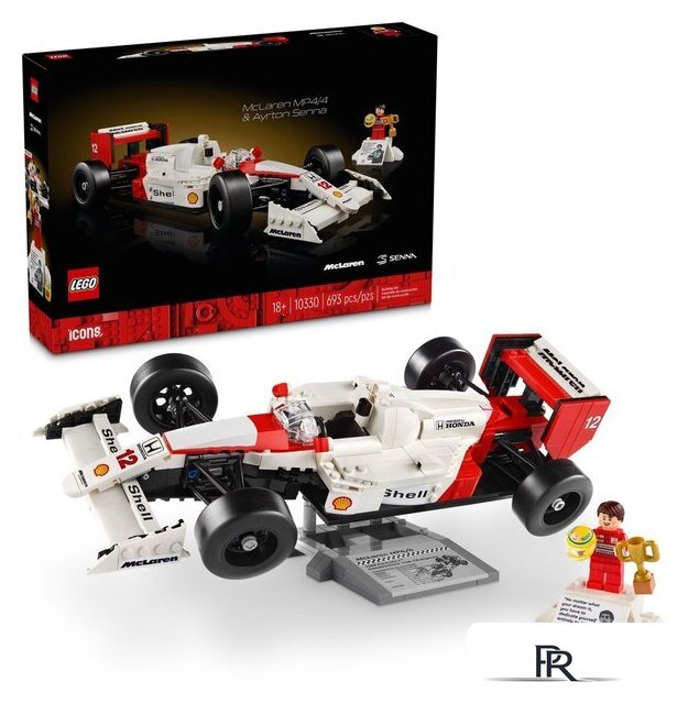 Конструктор LEGO Icons 10330 McLaren F1 MP4/4 и Айртон Сенна - Изображение №2 — Интернет-магазин ПроЗаказ