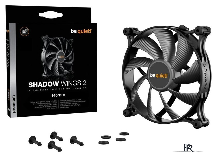 Вентилятор для корпуса be quiet! Shadow Wings 2 140mm BL086 - Изображение №5 — Интернет-магазин ПроЗаказ