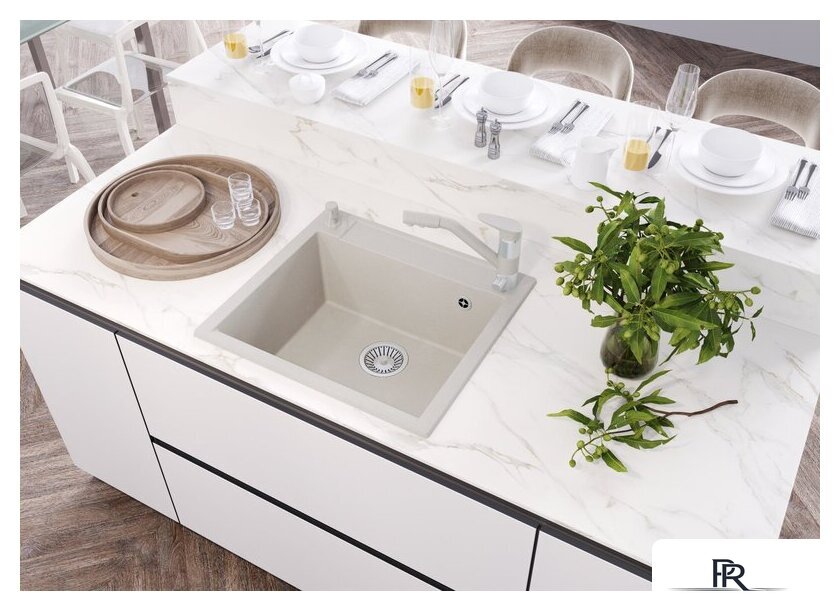 Кухонная мойка Polygran Argo-560 (серый 14) - Изображение №2 — Интернет-магазин ПроЗаказ