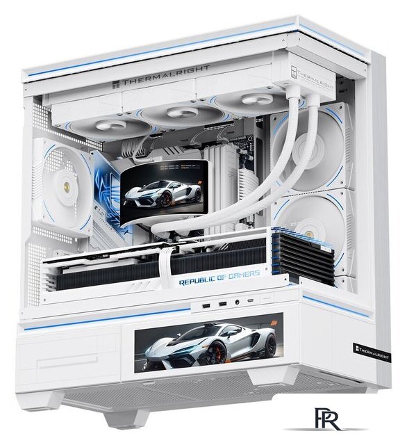 Система жидкостного охлаждения для процессора Thermalright Rainbow Vision 360 Turbo ARGB (белый) - Изображение №2 — Интернет-магазин ПроЗаказ