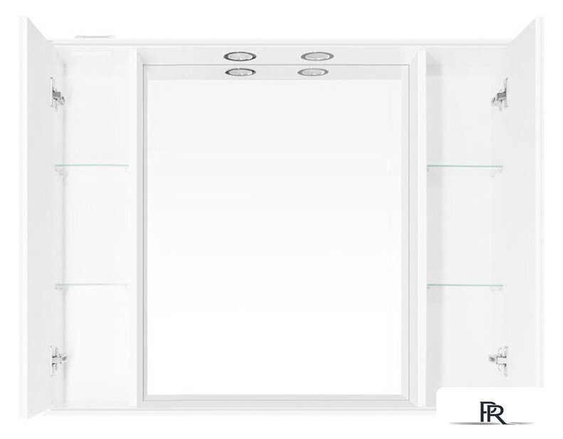  Style Line Шкаф с зеркалом Жасмин 90 (с подсветкой) - Изображение №3 — Интернет-магазин ПроЗаказ