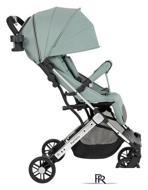 Коляска прогулочная «книга» Farfello Comfy Go Comfort CG-103 (зеленый/серебристый) - Изображение №5 — Интернет-магазин ПроЗаказ