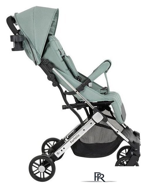 Коляска прогулочная «книга» Farfello Comfy Go Comfort CG-103 (зеленый/серебристый) - Изображение №4 — Интернет-магазин ПроЗаказ