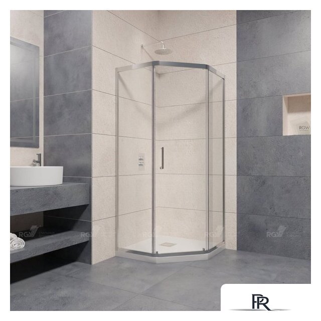 Душевой уголок RGW PA-86 38088602-11 100x120 (хром/прозрачное стекло) - Изображение №1 — Интернет-магазин ПроЗаказ