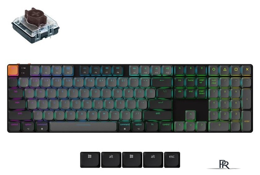 Клавиатура Keychron K5 V2 K5X-H3 (Gateron Low Profile Brown 2.0) - Изображение №1 — Интернет-магазин ПроЗаказ