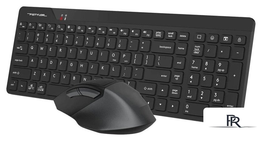 Офисный набор A4Tech Fstyler FG2400 Air2 (черный) - Изображение №4 — Интернет-магазин ПроЗаказ