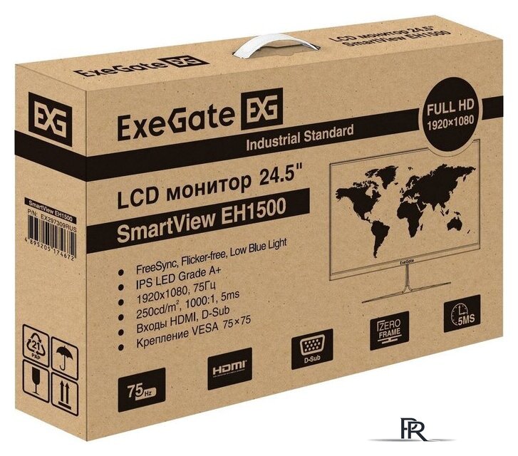 Монитор ExeGate SmartView EH1500 EX297309RUS - Изображение №9 — Интернет-магазин ПроЗаказ